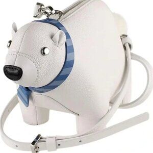 kate spade new york Arctic Friends Polar Bear Crossbody Bag - White